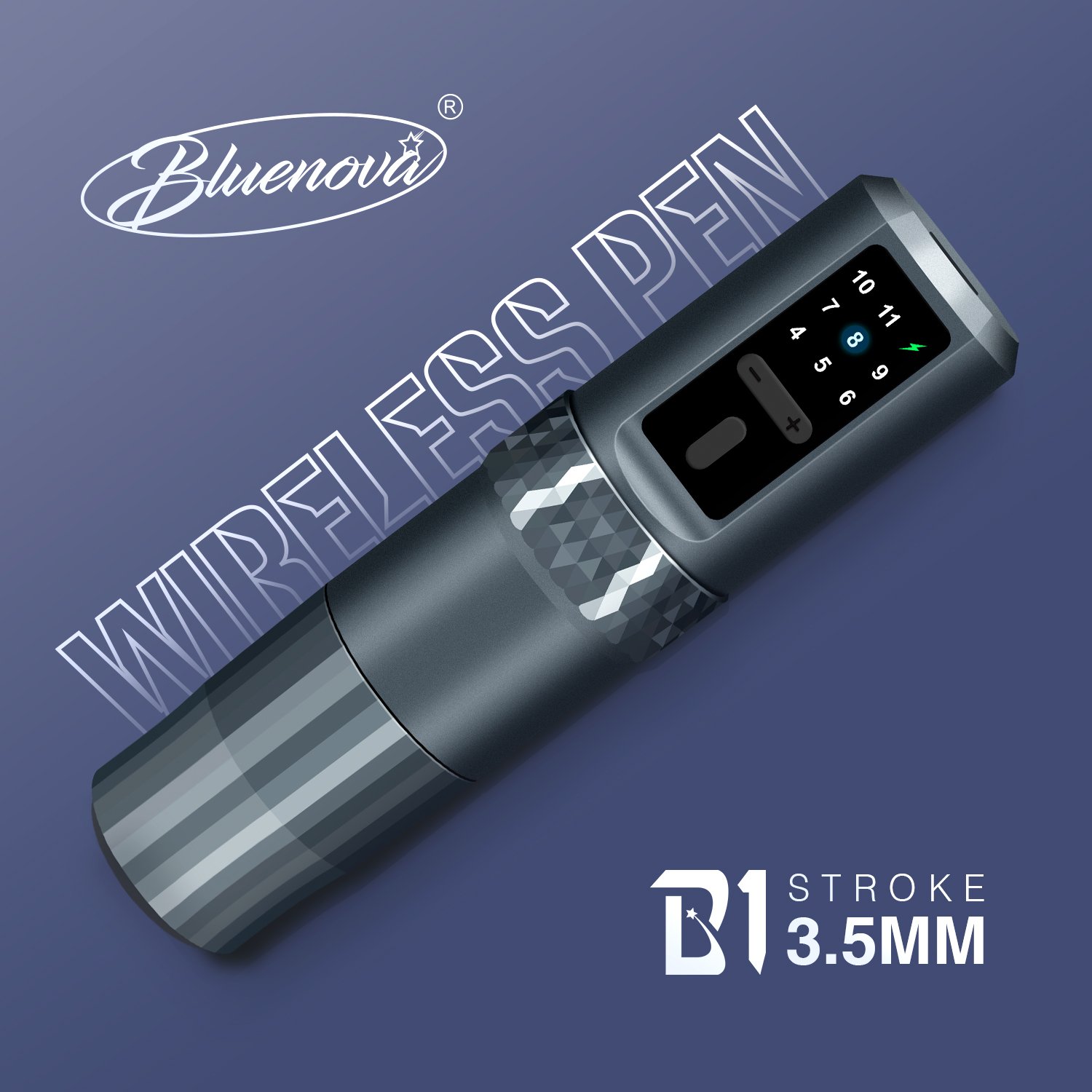 2023 Hot Sale Wireless Rotary Tattoo Pen Machine Beauty Makeup Rechargeable Digital Tattoo Machine