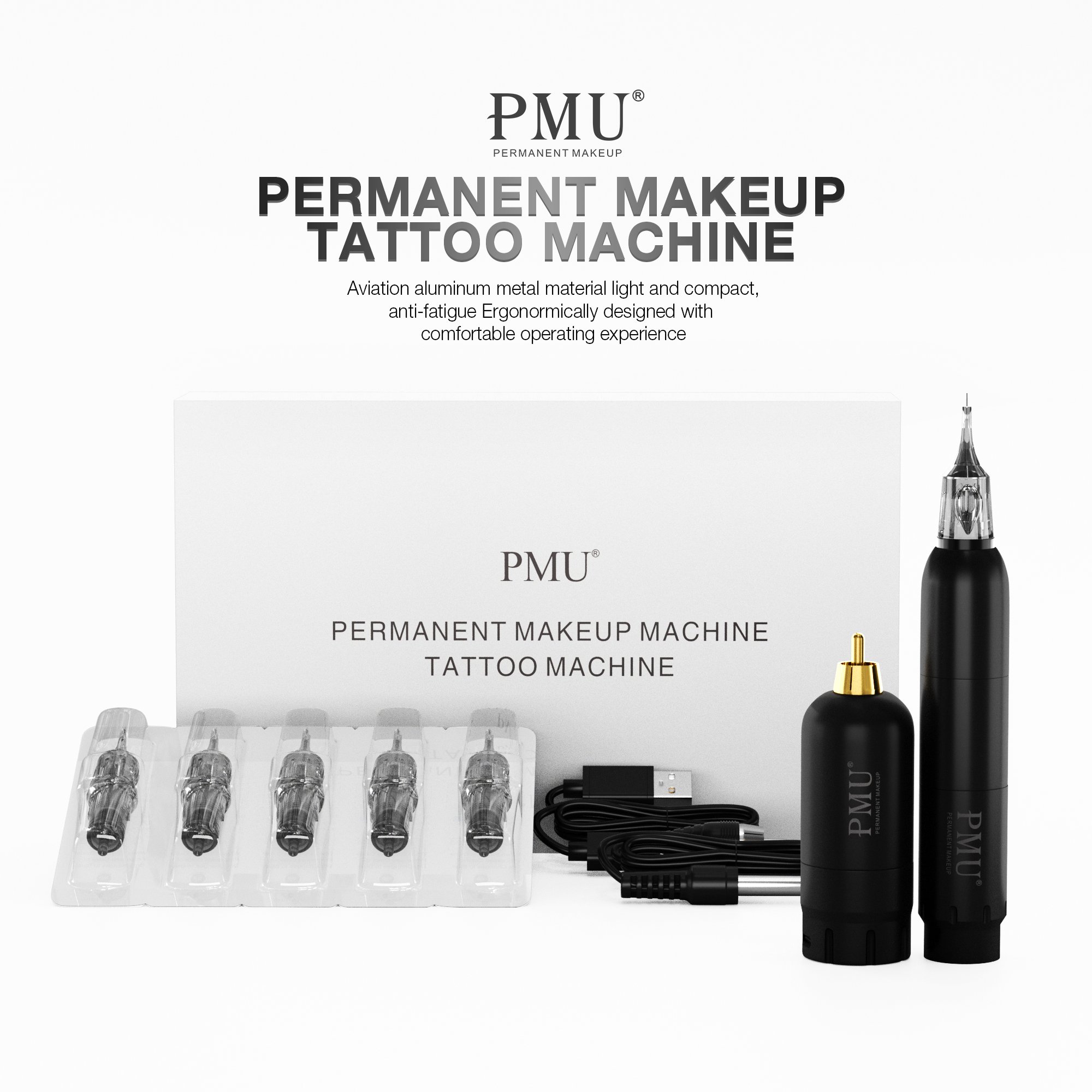 PMU 1001 Rotary Permanent Makeup Eyebrow Tattoo Microblading Wireless Pmu Machine