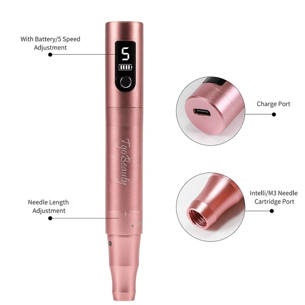 Wholesale Rotary Wireless Eyebrow Tattoo Machine Cordless Permanent Makeup Machine for Ombre Powder Brows Lip Microblading