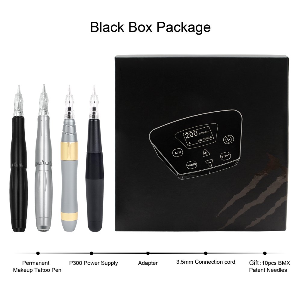 Hot Sale Black Pearl Digital Semi Permanent Makeup Machine Tattoo Machine Kit