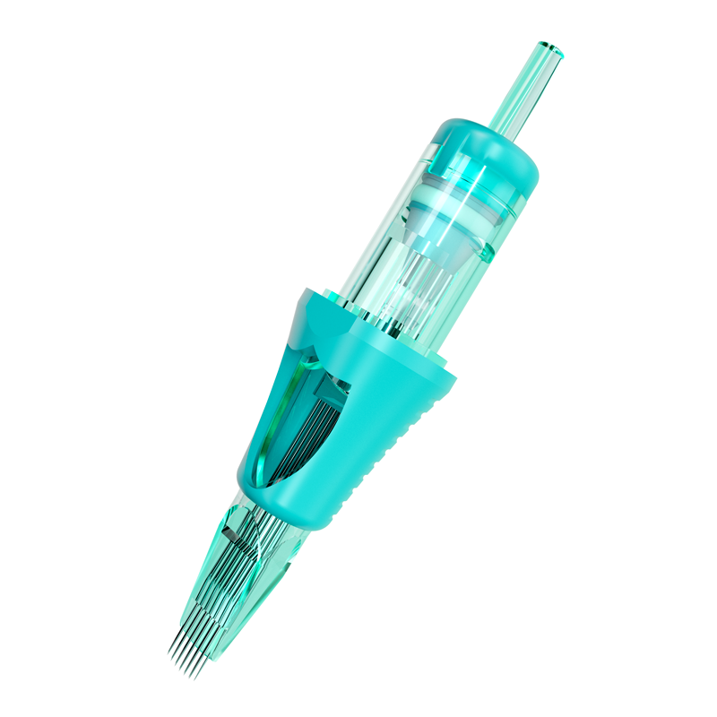 Viper Tattoo Cartridges Needles 0.30MM Round Liner- Box of 20 with finger ledge