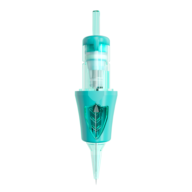 Viper Tattoo Cartridges Needles 0.30MM Round Liner- Box of 20 with finger ledge