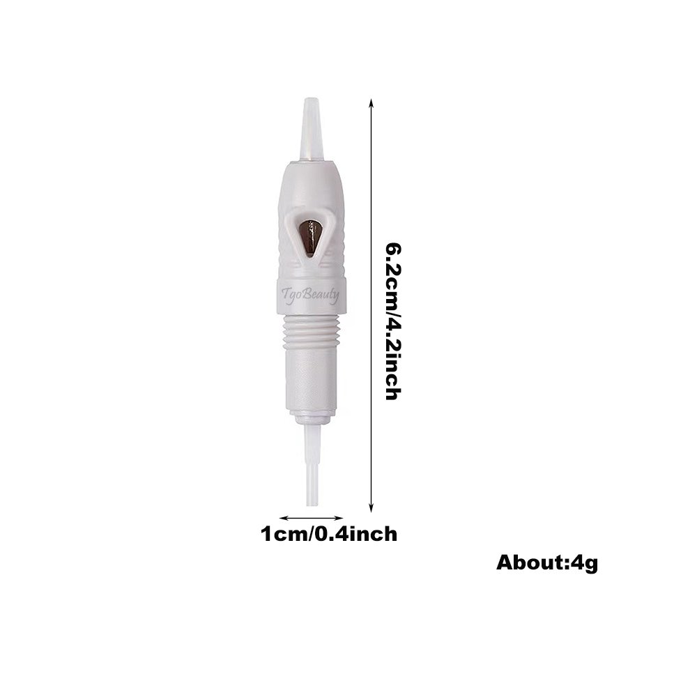 Factory Price Charmant Permanent Makeup Needle Cartridges 8mm Screw Disposable Tattoo Needles for Eyebrow Eyeliner Lip