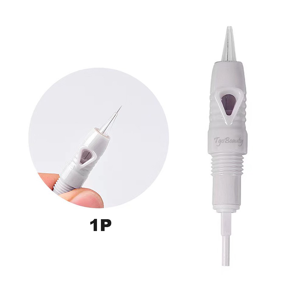 Factory Price Charmant Permanent Makeup Needle Cartridges 8mm Screw Disposable Tattoo Needles for Eyebrow Eyeliner Lip