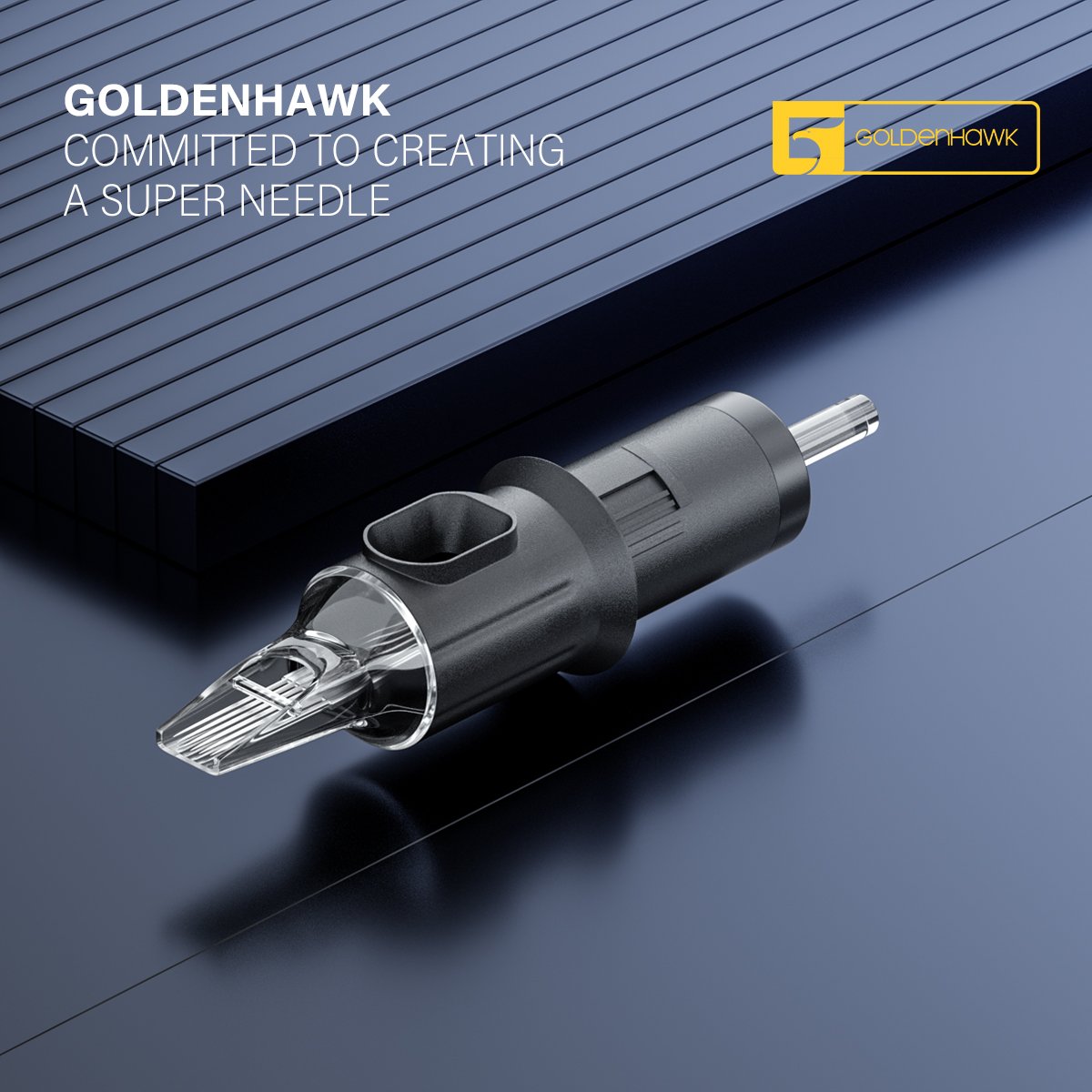 20Pcs/Box RL/RS/RM/M1 GOLDENHAWK Professional Advanced Disposable Sterilized Tattoo Needles Cartridges Tattoo Machine