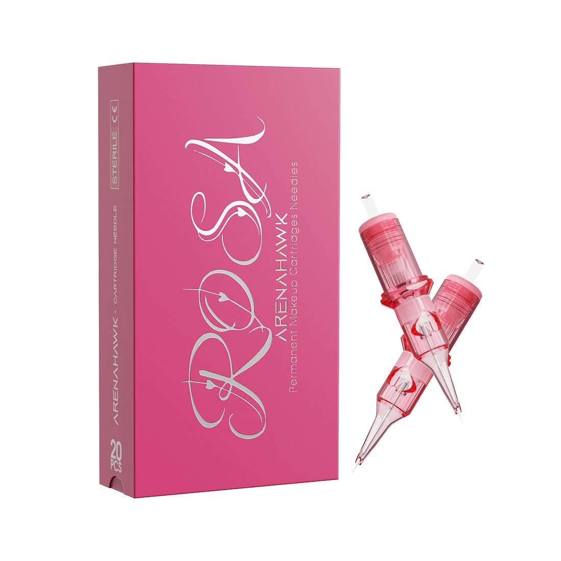 Arenahawk Rose Permanent Makeup Cartridges 1rl Tattoo Needle Cartridge 0.16mm 20pcs/box