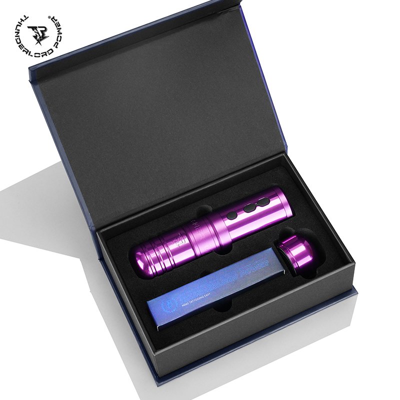 Brushless Motor LED Display Batteries Tattoo Gun Wireless Tattoo Pen Machine THUNDERLORD POWER PEN