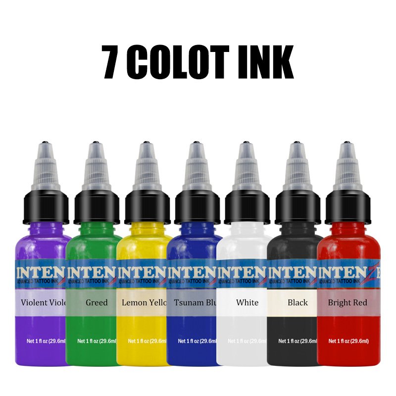 High Quality Permanent Micro Pigment Tattoo Body Art Inks Color Wheel Professional Tattoo Color