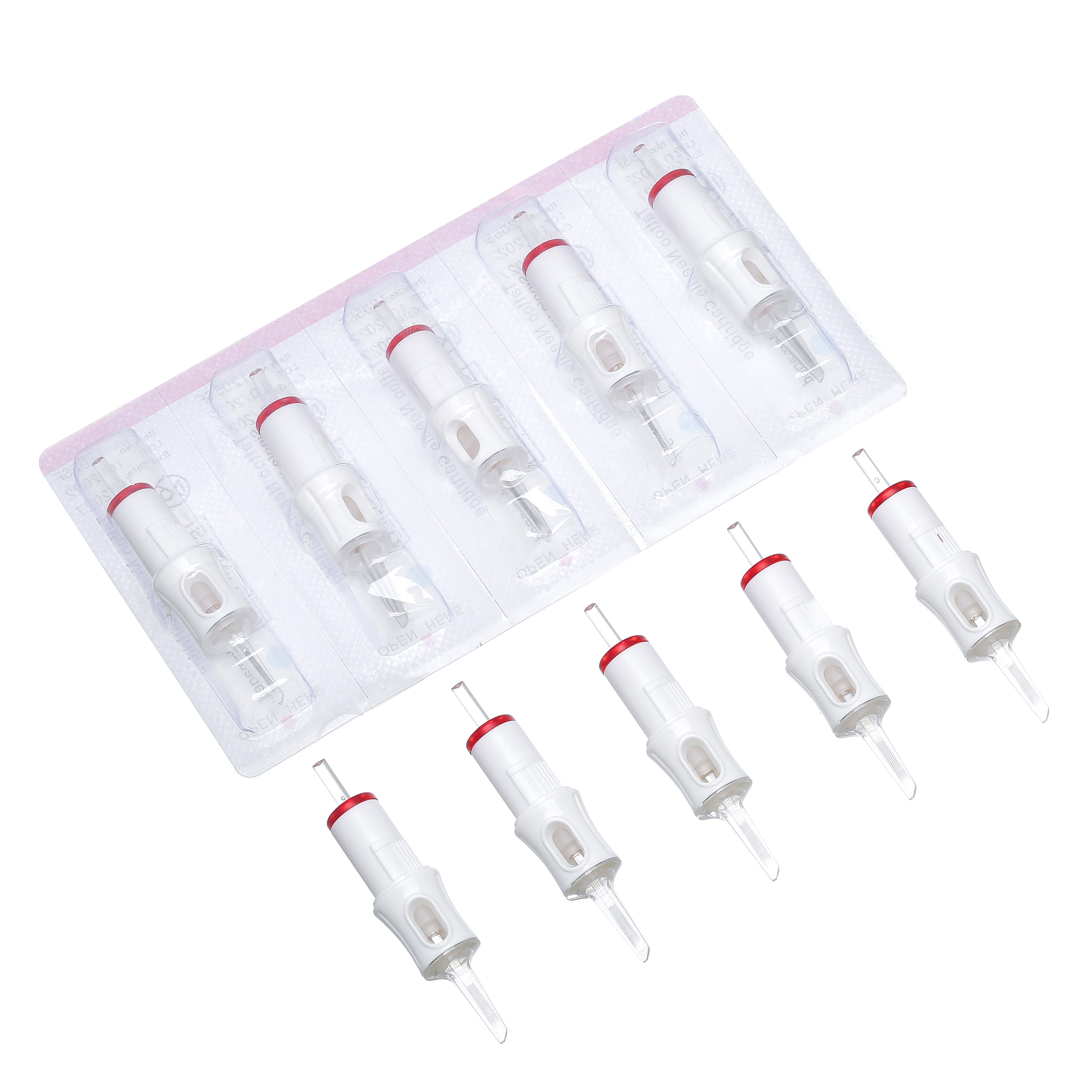0803RL Universal PMU Tattoo Needle Cartridge Microblading Eyebrow Needle 5.5mm Long taper Permanent Makeup Needle Cartridgees
