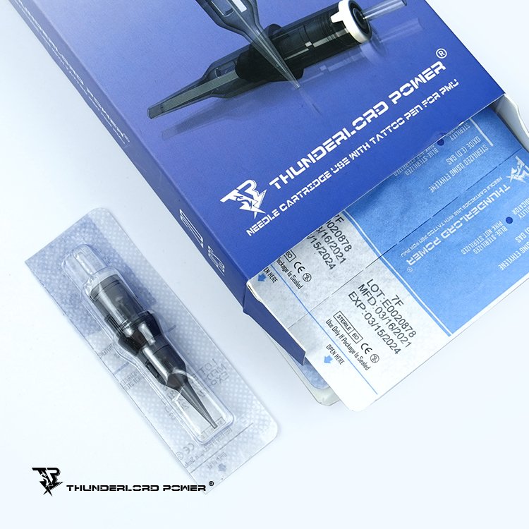 20pcs Tattoo Cartridge Needles Round Liner with Membrane Professional Disposable Tattoo Needle Cartridge for Rotary Machine