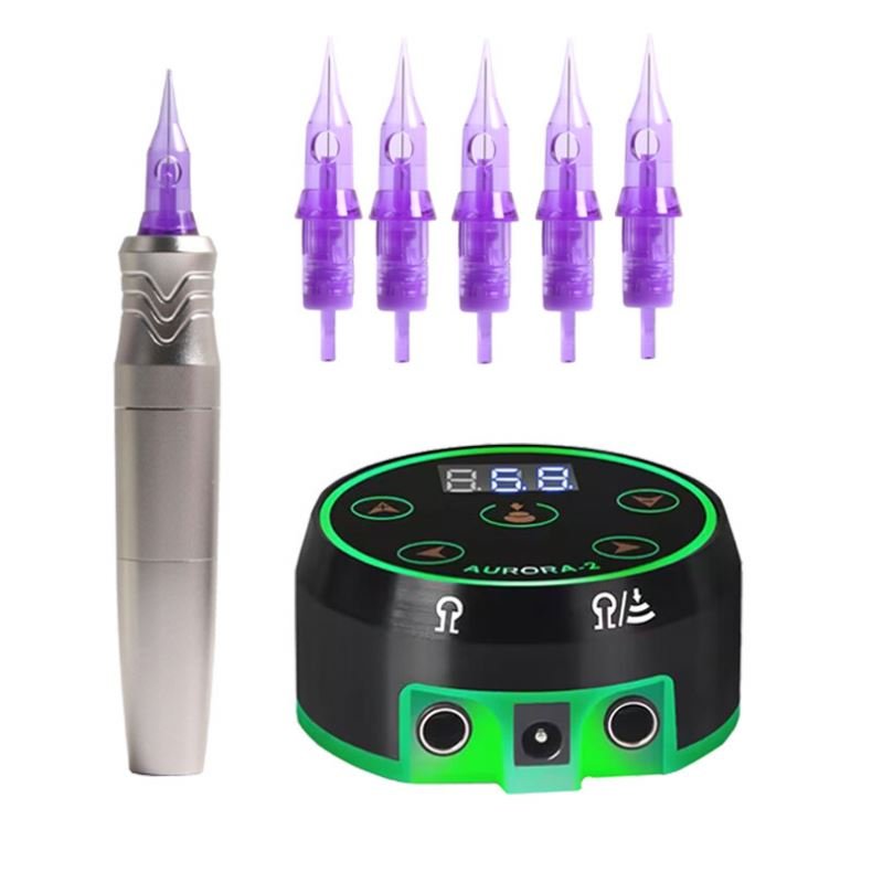 10pcs/Box Tattoo Needles Cartridge Disposable Sterilized Safety Needle RS/RL/RM/M1 With Membrane For Tattoo Rotary Machines
