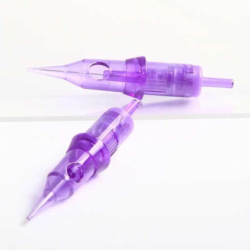 10pcs/Box Tattoo Needles Cartridge Disposable Sterilized Safety Needle RS/RL/RM/M1 With Membrane For Tattoo Rotary Machines