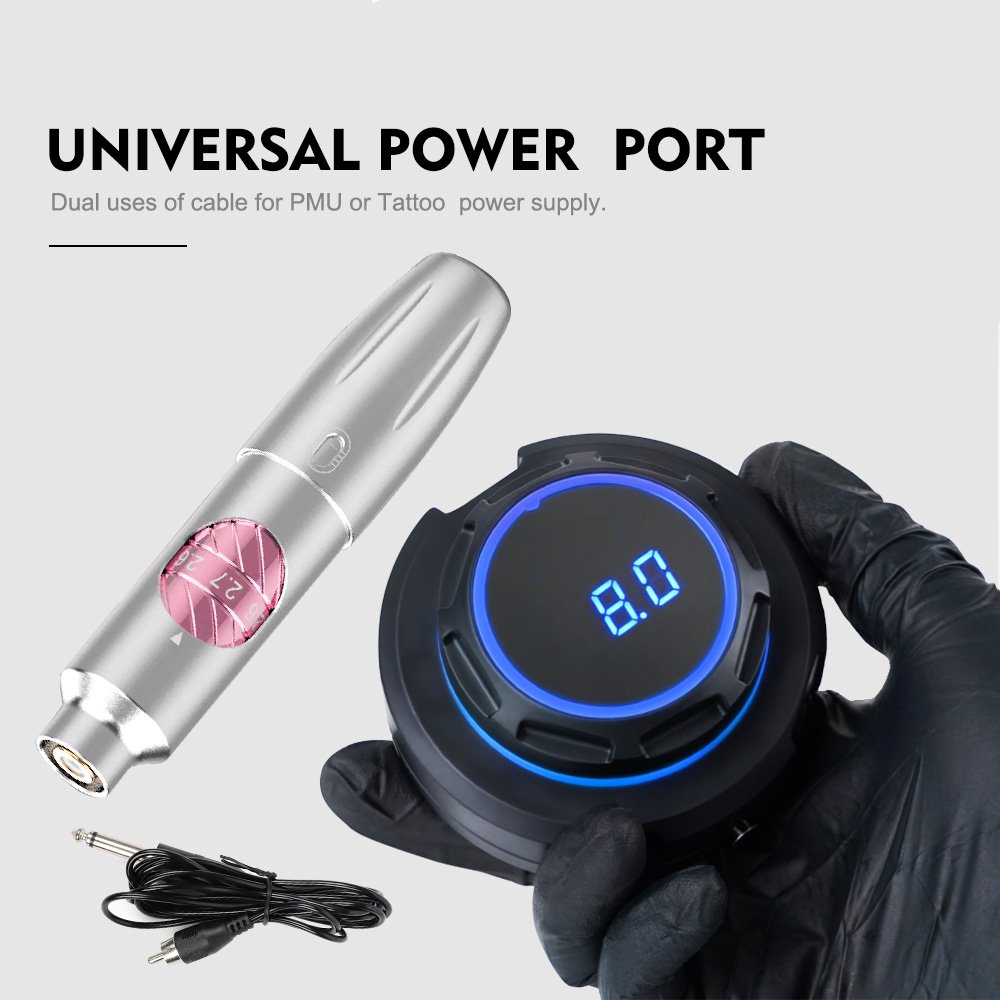 YD Rotary Wireless Blink Machine Digital Power Permanent Makeup Tattoo Machine Battery Tattoo Cartridge Machine