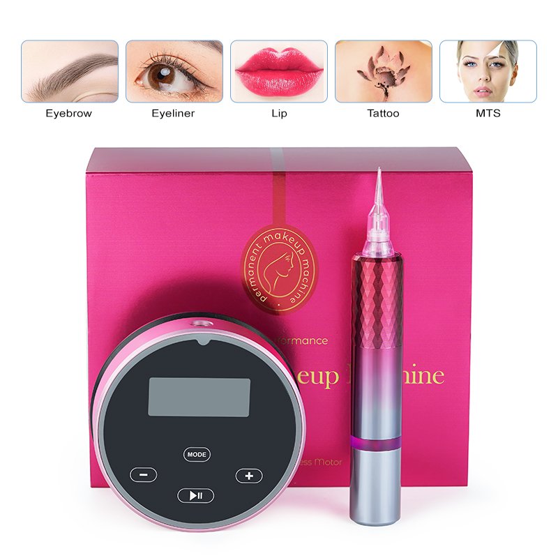 2023 New lauched dermographe permanent makeup machine tattoo pen kit for eyebrow/eyeline/lips microblading+MTS