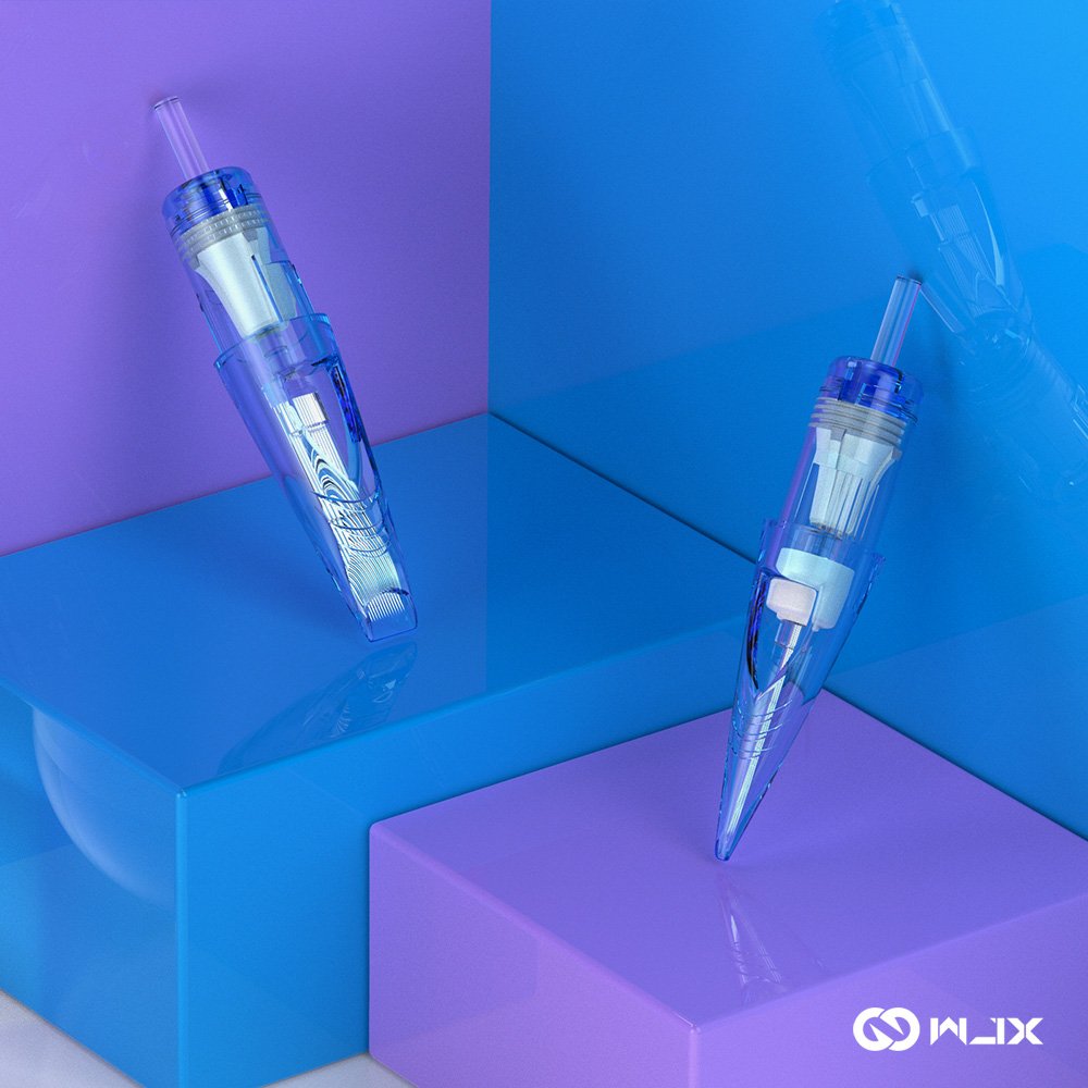 Hot Selling Wholesale Blue Disposable Tattoo Cartridge Needle RL RM M RS For Tattoo Pen Machine Body Art Tattoo Cartridge Needle