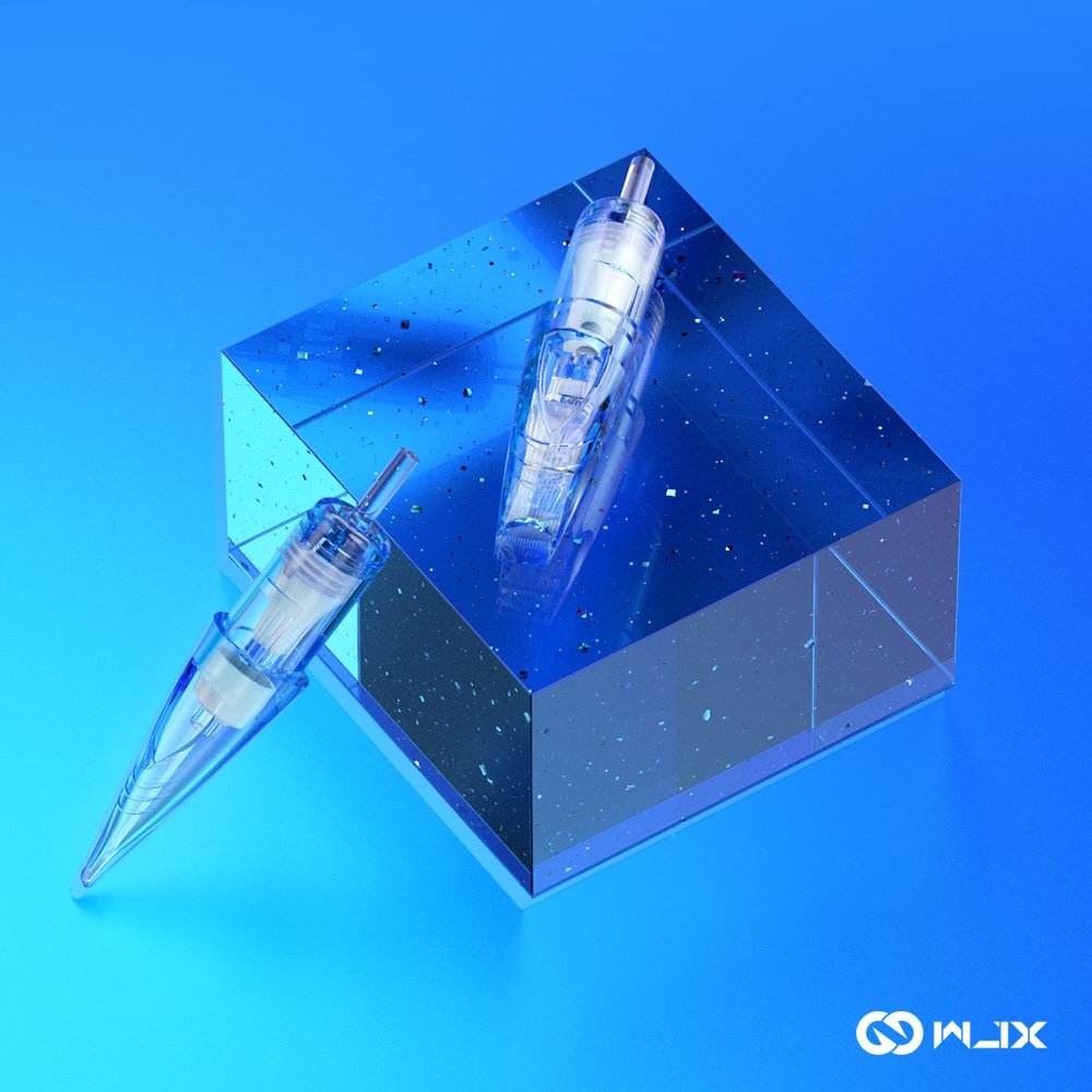 Hot Selling Wholesale Blue Disposable Tattoo Cartridge Needle RL RM M RS For Tattoo Pen Machine Body Art Tattoo Cartridge Needle