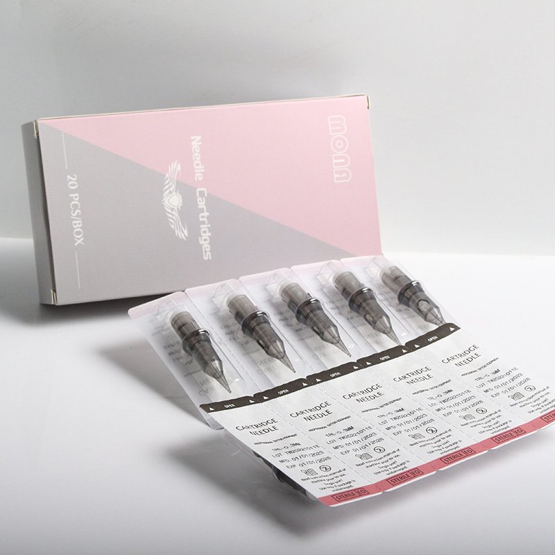 20PCS 0.15MM 0.18MM 0.3MM Soft Membrane Tattoo Needles Cartridge Premium Tattoo Needles
