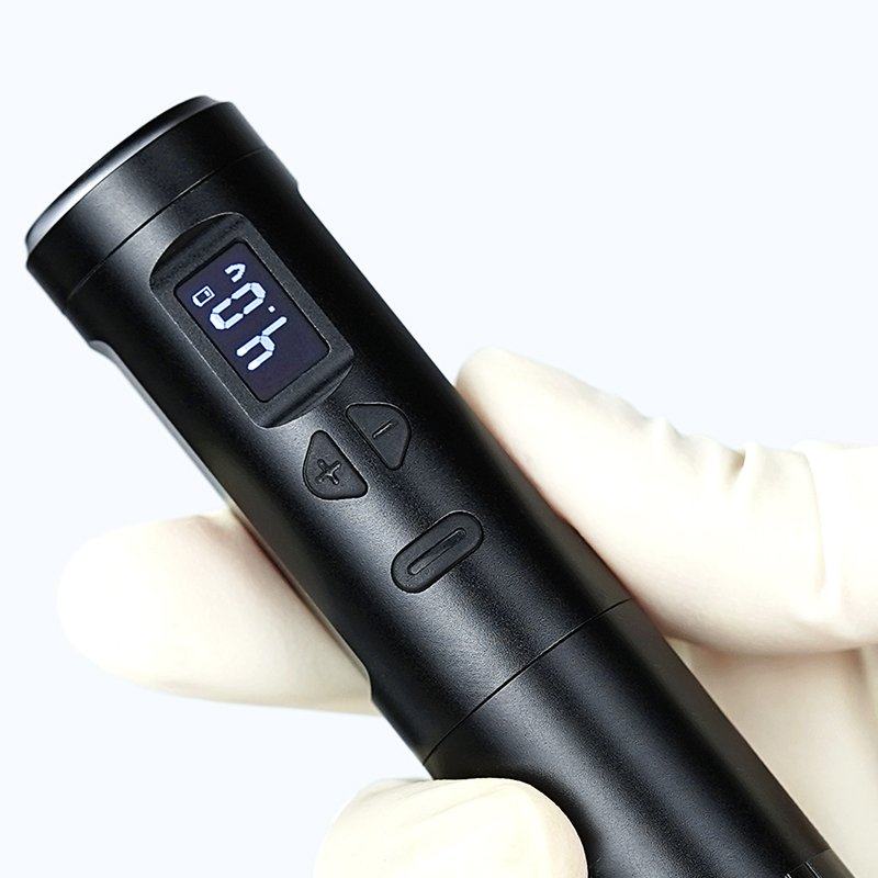 Tattoo factory offer! 2022 Latest thinnest 2-4 hour wireless permanent makeup machine tattoo pen with low voltage start function