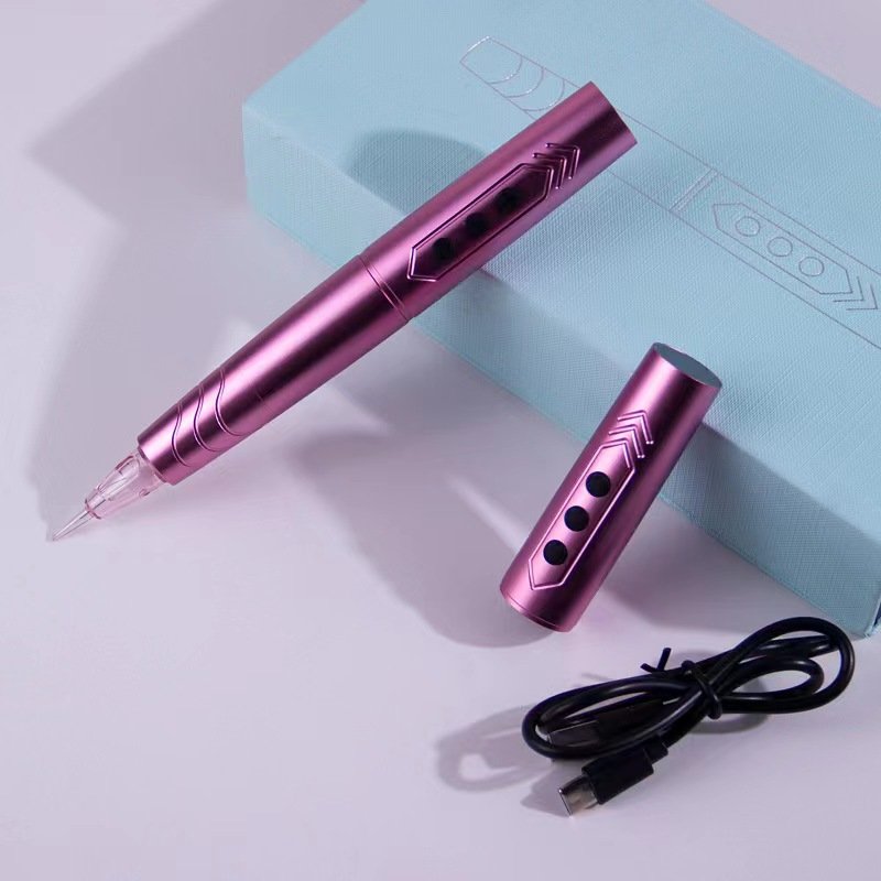 2 batteries PMU Tattoo Machine Set Best Tattoo Machine SMP Brands Wireless Tattoo Machine Kit for Permanent Make Up brows
