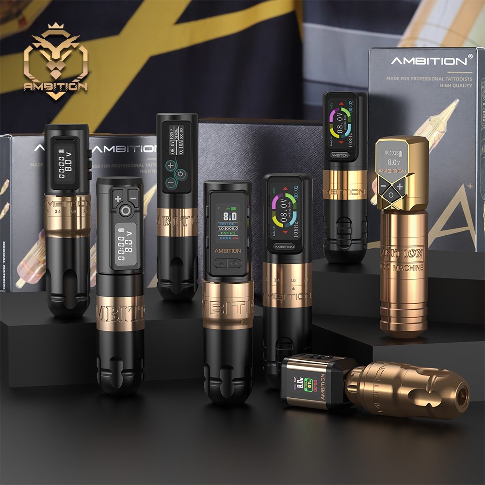 XNET Professional Digital Display Powerful Wireless Rotary Tattoo Pen Machine Gun for Tattoo Artist Body Art