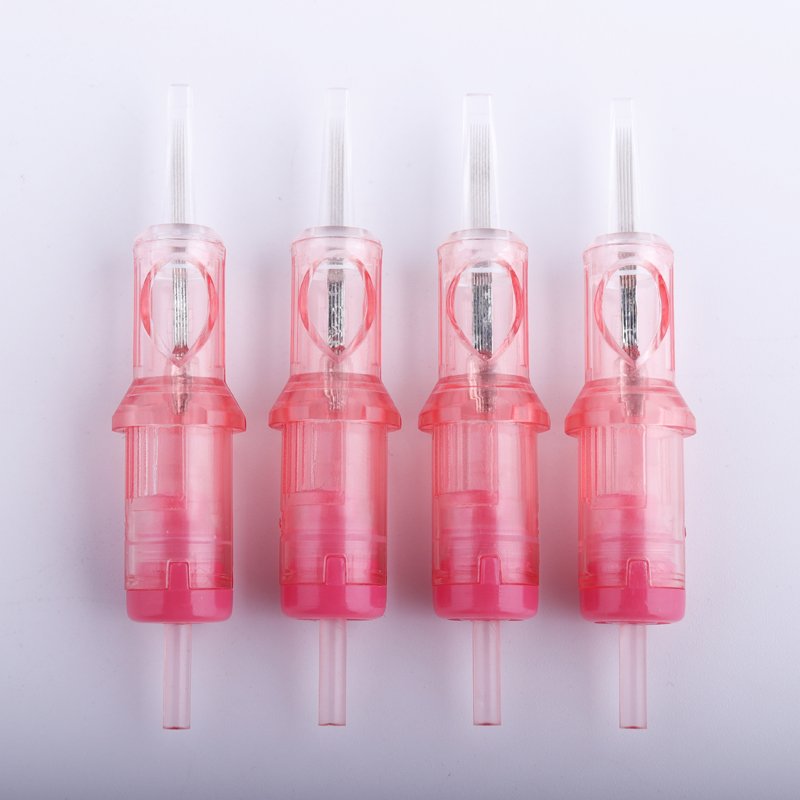 100% EO Gas sterilized Pink VIPER PMU&SMP Flat Tattoo Membrane Cartridge Needle
