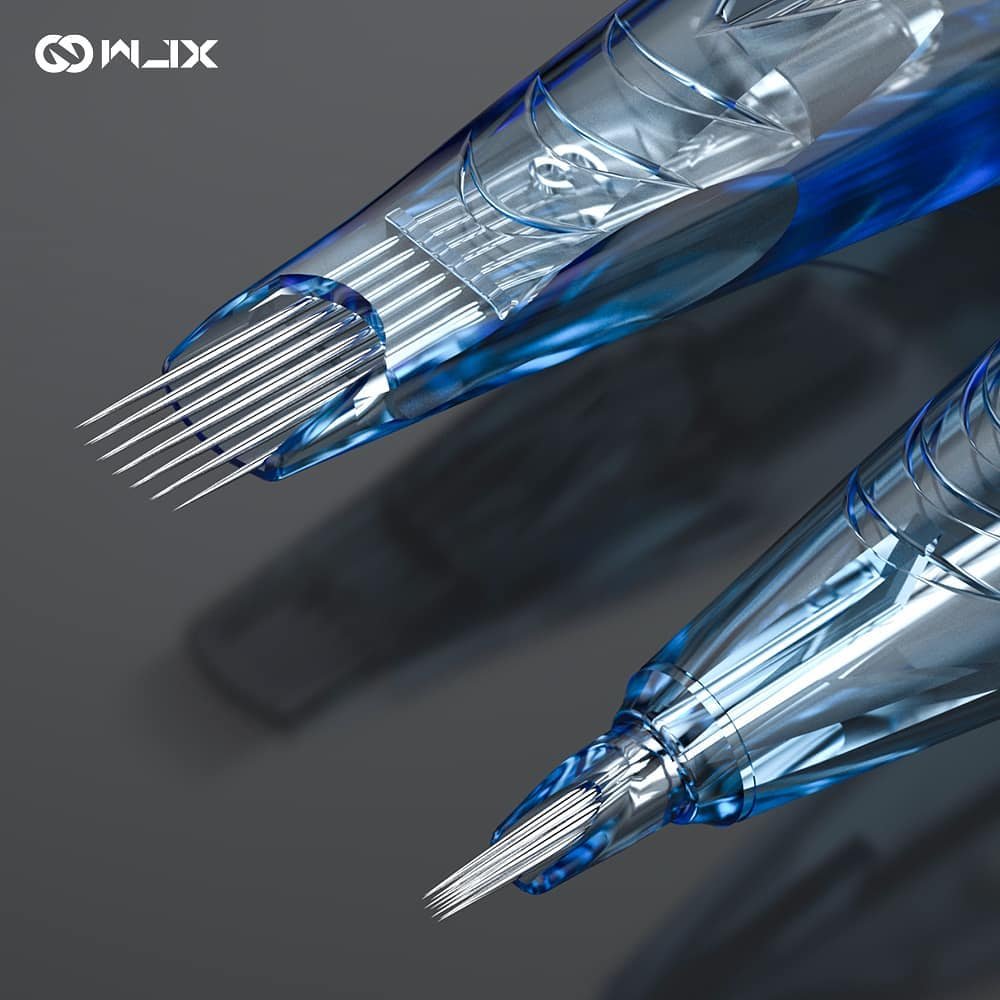 2024 New Microblading disposable Stainless Steel Tattoo needle For Permanent Makeup WJX cartridge