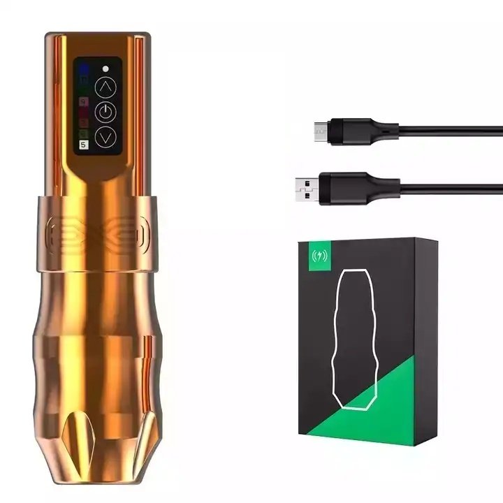 Ambition Moteng 4mm Stroke Professional Wireless Rotary Permanent Makeup Tattoo Pen Machine Tattoo Gun for Artists Body Art