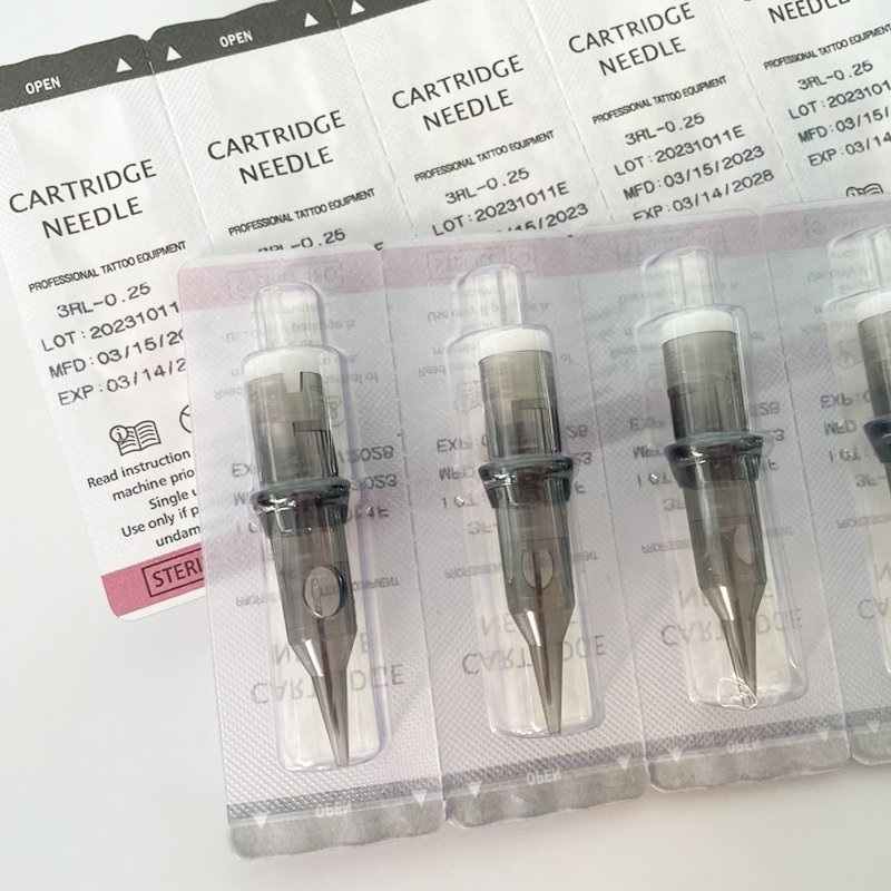 Medical Material Standard Universal Tattoo Cartridges Prevent Backflow EO Gas Needles for All Tattoo Machines