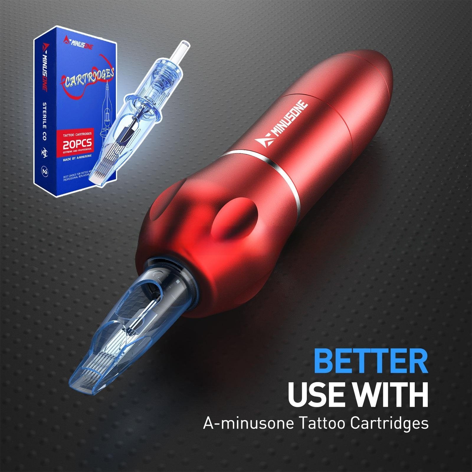 Tattoo Needle Cartridge Full Size 20pcs RM RL M1 RS Round Shade Round Liner Round Magnum Sterile Sealed Permanent Tattoo Needles