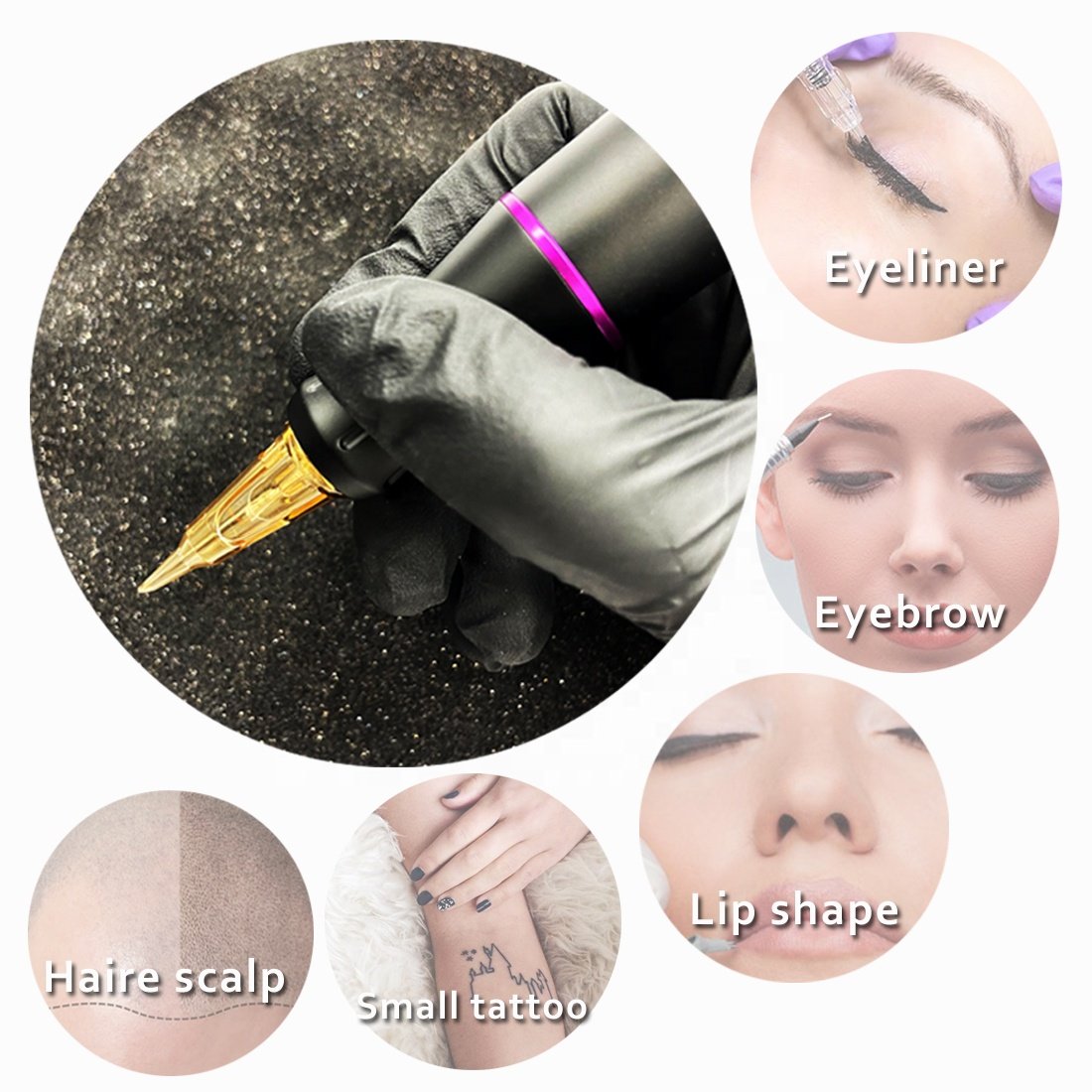 EZ Tattoo Kits Avant V2 KIT & EZ V System PMU Cartridge Tattoo Needle for Tattooing Micropigmentation & Permanent Makeup