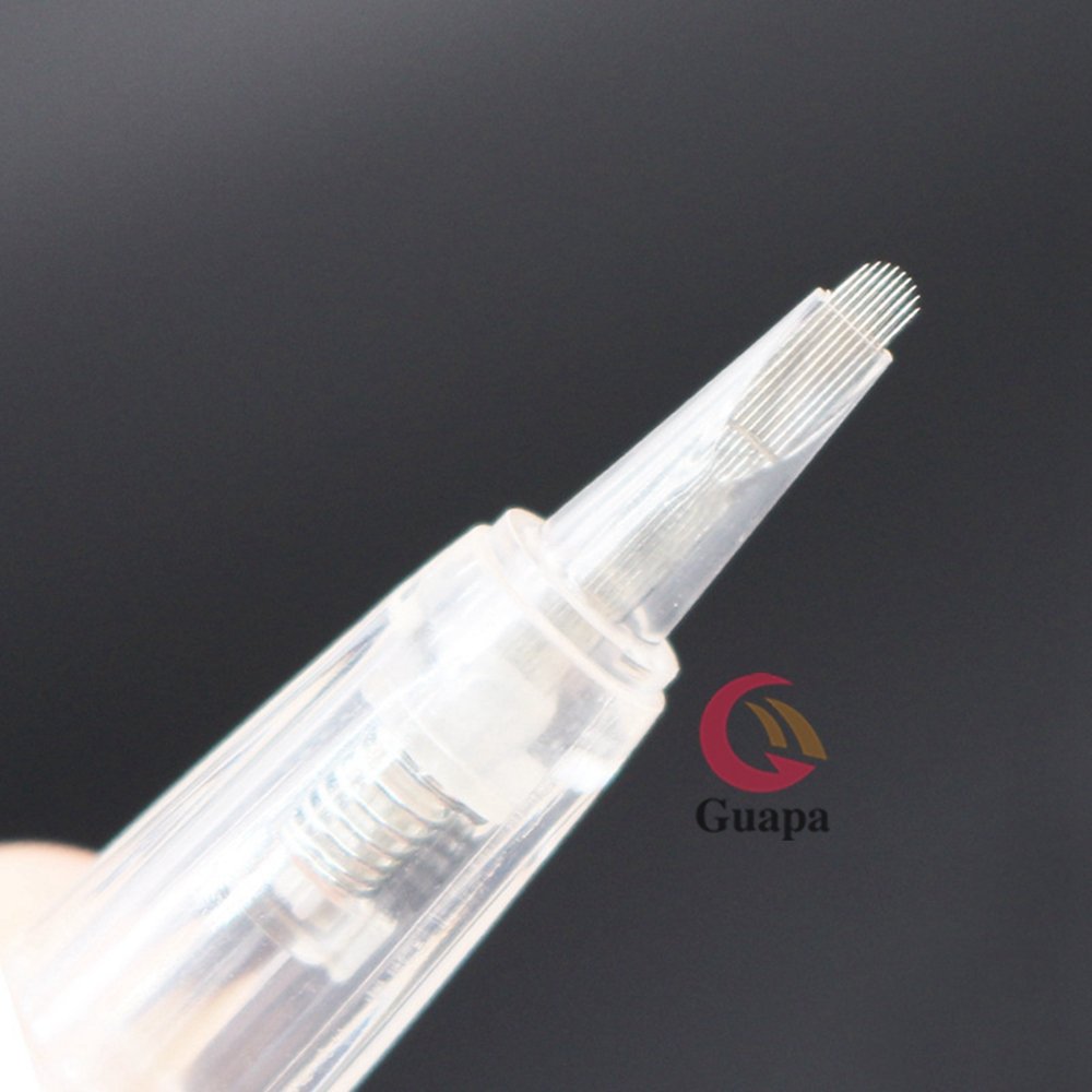 Disposable Permanent Makeup Cartridge Needles 9U Screw needles Charmant Liberty Tattoo Machine Nano and Hairstrokes Brow