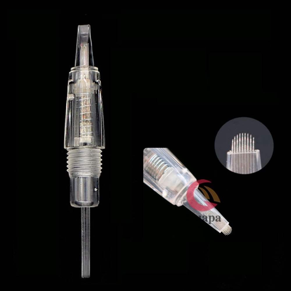 Disposable Permanent Makeup Cartridge Needles 9U Screw needles Charmant Liberty Tattoo Machine Nano and Hairstrokes Brow