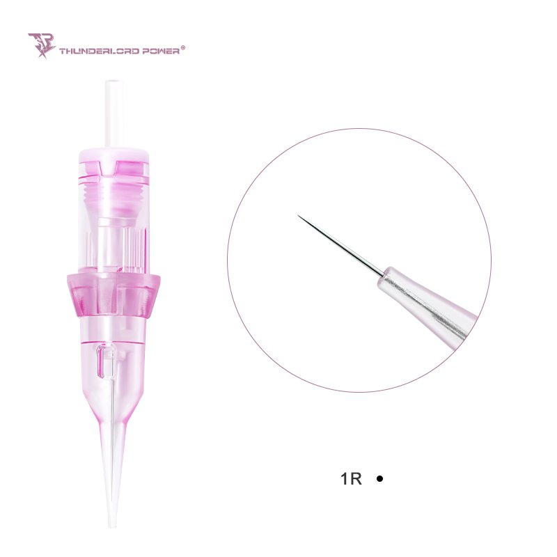 Hotsale! Thunder lord Power tattoo needles permanent makeup needles RL/RS/CM/U/XF Universal pink cartridge needles