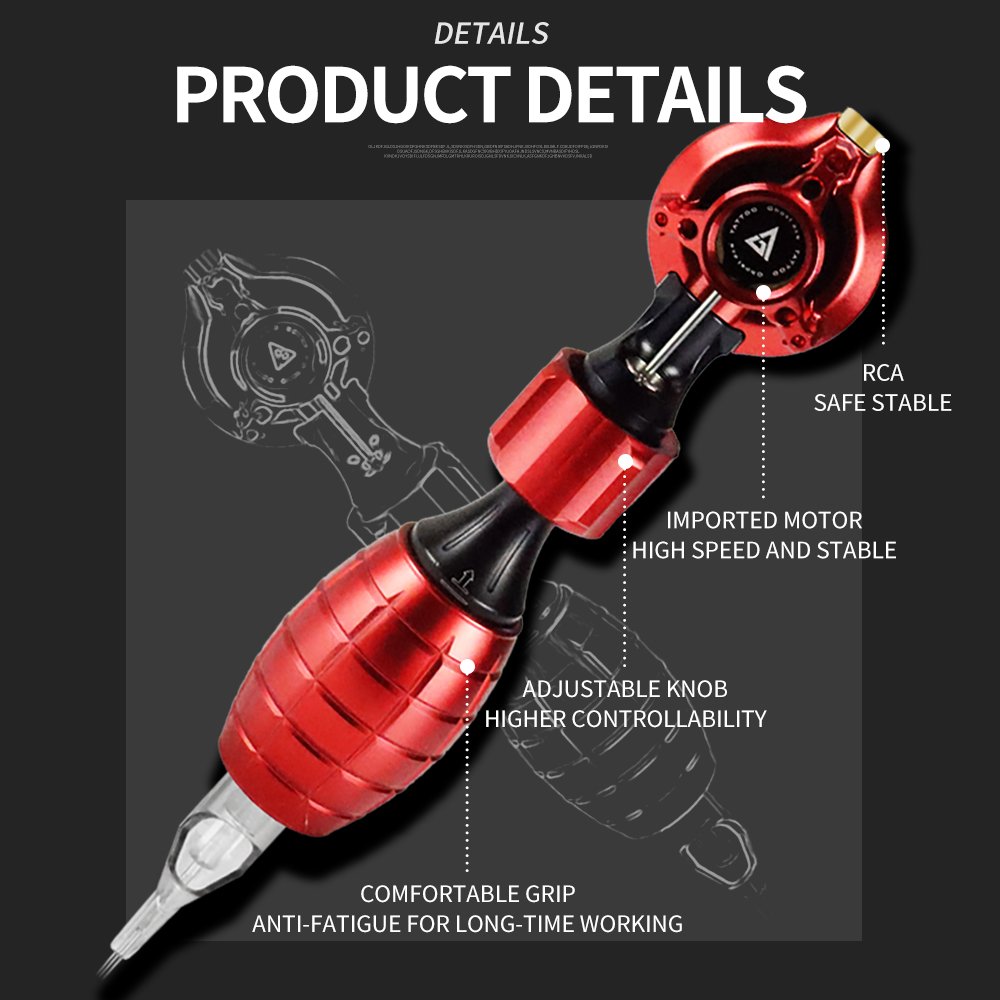 Professional tattoo supplies tattoo machine set beginners self-taught full set of tools rotary tattoo pen