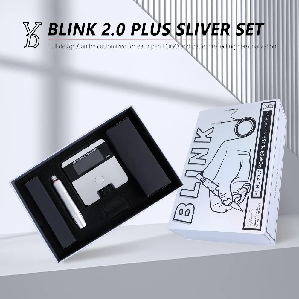 Permanent makeup supplier Blink 2.0 tattoo machine kit professional tattoo gun set semi permanent tattoo machine pen