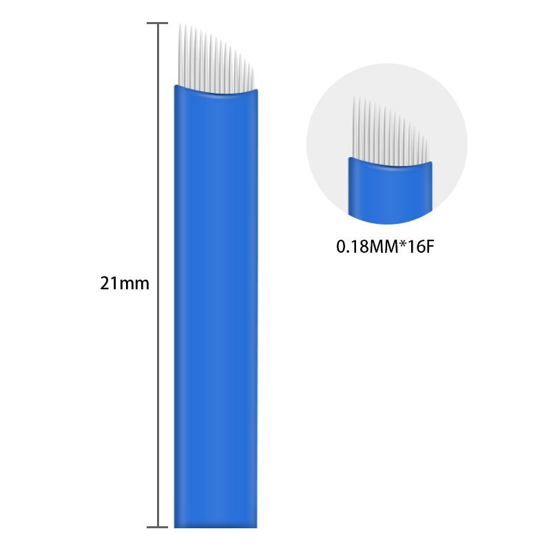 Extremely Thin 0.18MM Nano Blades Microblading Needles Permanent Makeup Eyebrow Tattoo Microblade 3D Embroidery Eye Nanoneedles