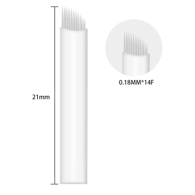 Extremely Thin 0.18MM Nano Blades Microblading Needles Permanent Makeup Eyebrow Tattoo Microblade 3D Embroidery Eye Nanoneedles