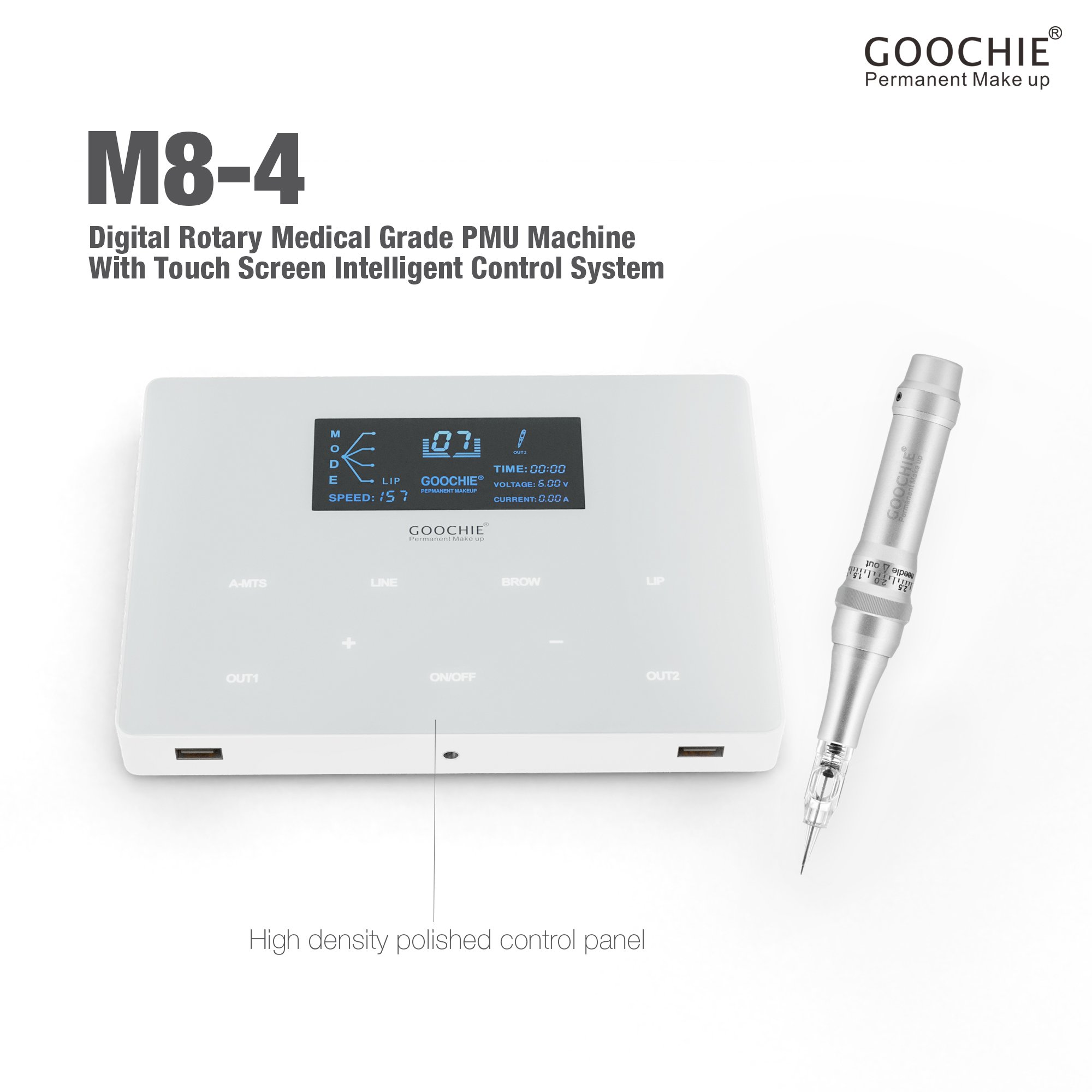 Hair Micropigmentation Permanent Makeup Machine kit Microblading Tattoo Machines with Swiss Motor Rotary Pen Cartridge needles