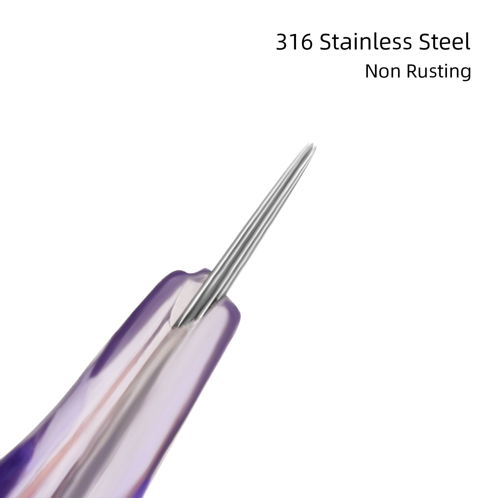 ATOMUS 10pcs Permanent Makeup Cartridge Needles Accessories Microblading Disposable Tattoo Needle Cartridge Supply