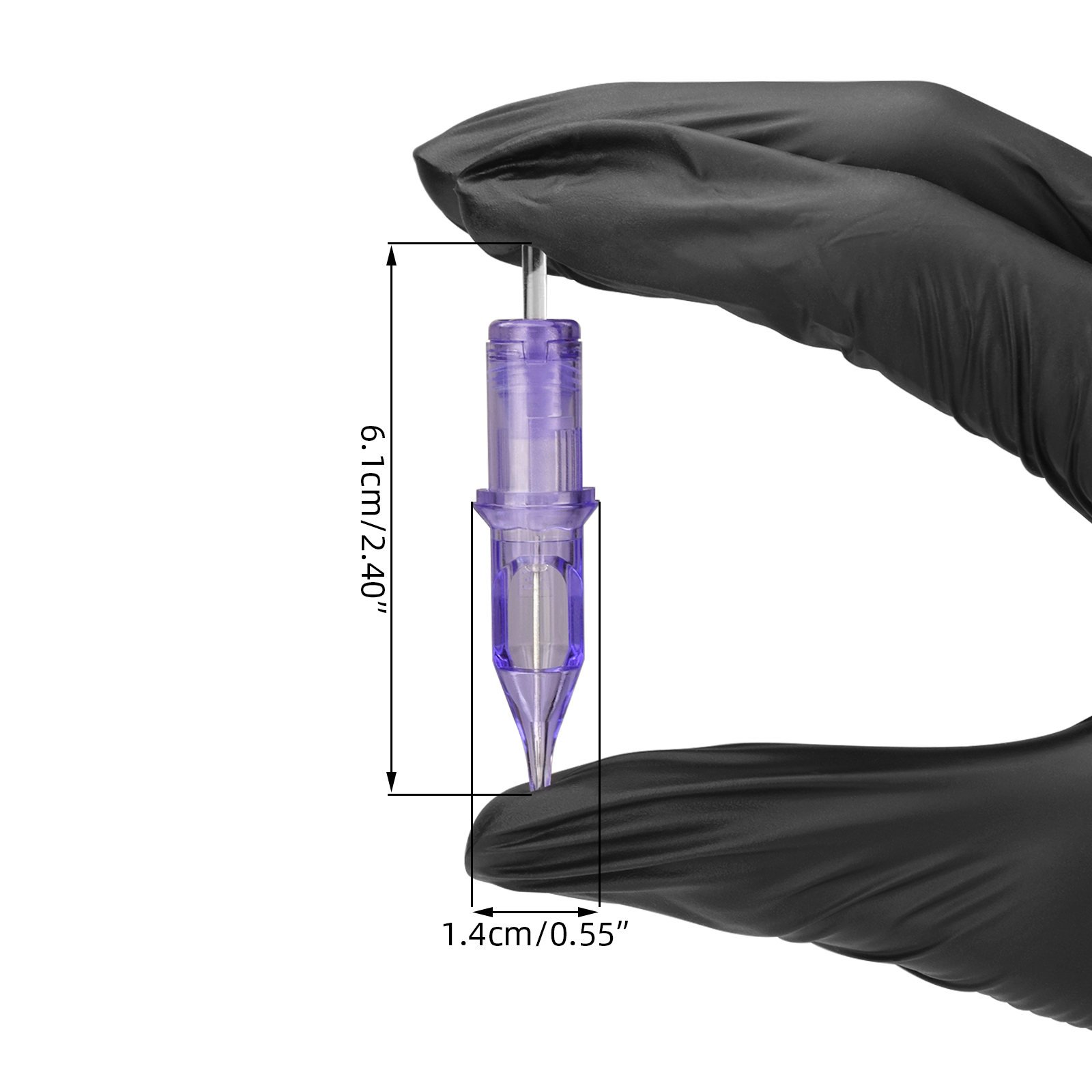 ATOMUS 10pcs Permanent Makeup Cartridge Needles Accessories Microblading Disposable Tattoo Needle Cartridge Supply