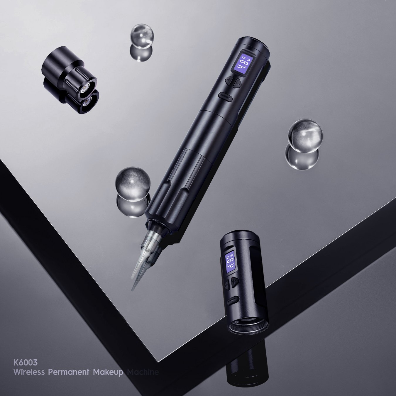 Biomaser Tattoo Supplies Send Inquiry K6003 Wireless Machine Pen Tattoo Gun Cordless Permanent Makeup Dermografo Machine