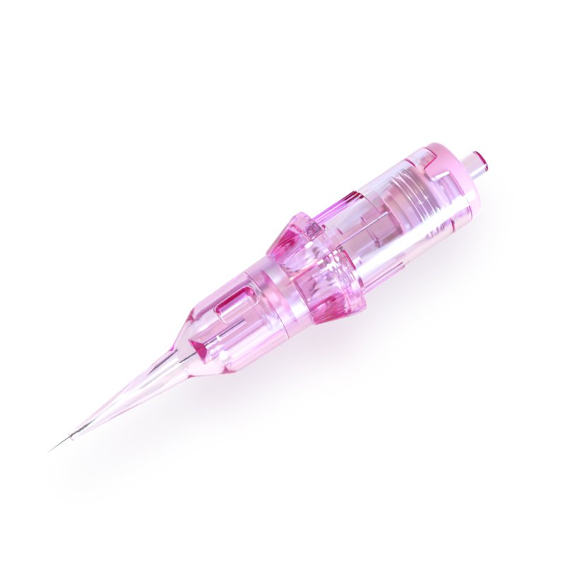 Biomaser OEM and customs new pink universal cartridges needles for tattoo professional sterilized tattoo membrane needle agujas