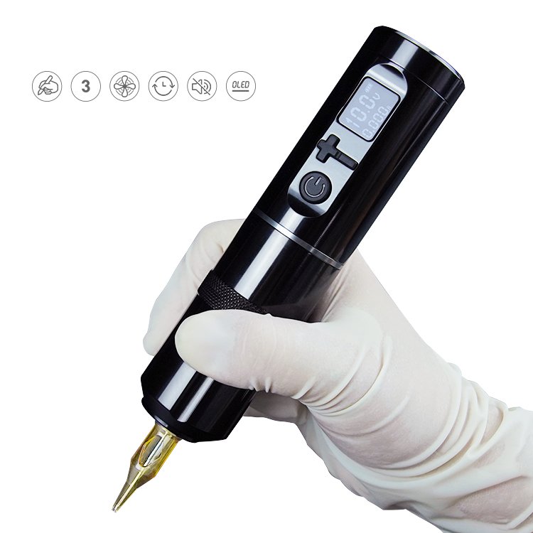 Latest Powerful Wireless Tattoo Machine Pen Rechargeable Battery Tattoo Rotary Machine