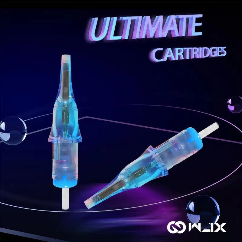 tattoo needle factory first bicolor cartridge High Quality 0.35mm Tattoo Needles M1 RS RM RL Tattoo Needle Cartridges