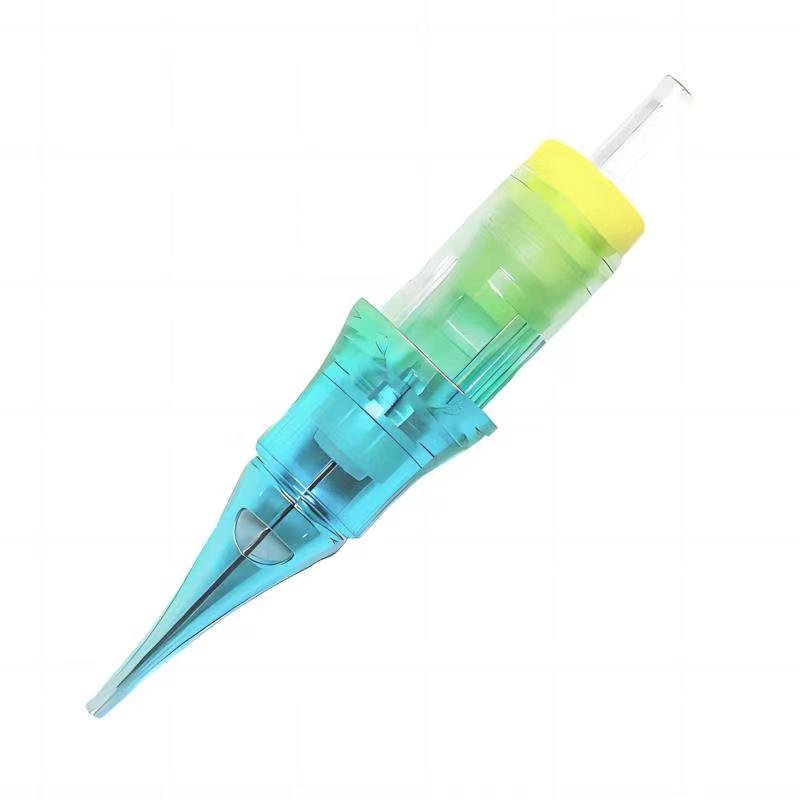 tattoo needle factory first bicolor cartridge High Quality 0.35mm Tattoo Needles M1 RS RM RL Tattoo Needle Cartridges