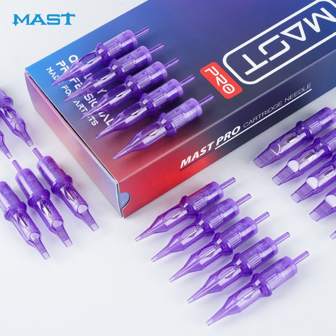10PCS Mast Pro Tattoo Cartridges Needles 5RL for Tattoo Artist Permanent Makeup Tattoo Pen Machine