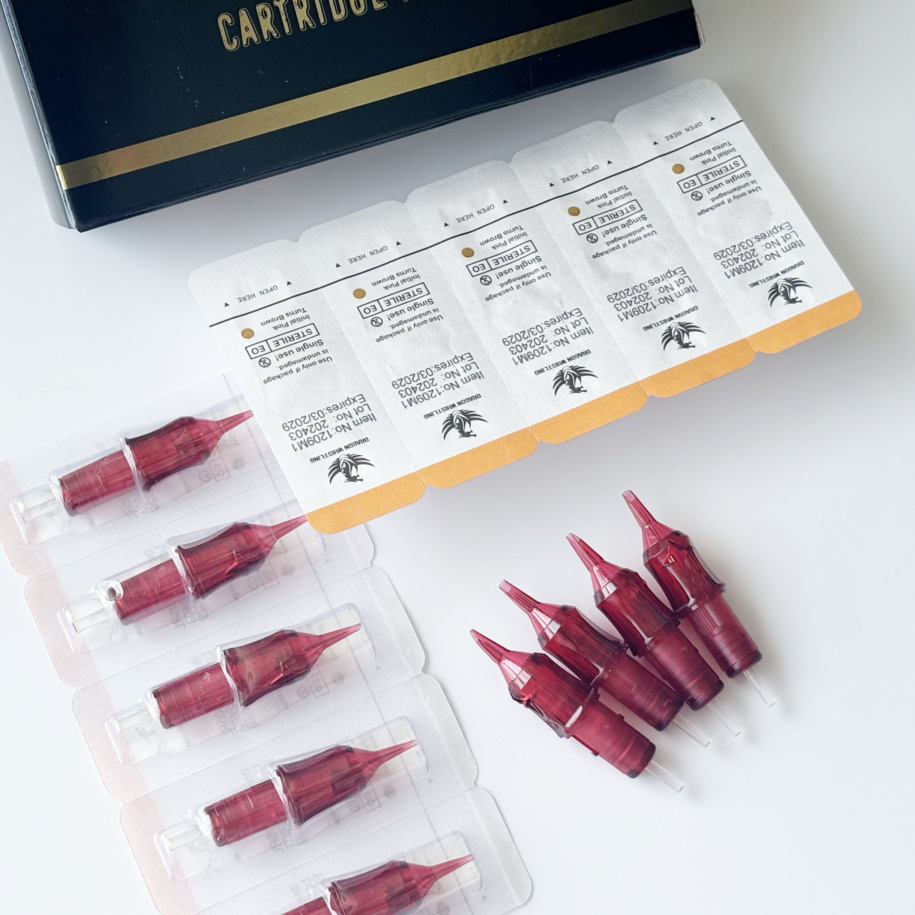 Tattoo Cartridge Needle Membrane Tattoo Nano Screw Cartridge Tattoo Needle Cartridge Eyebrow Permanent Makeup