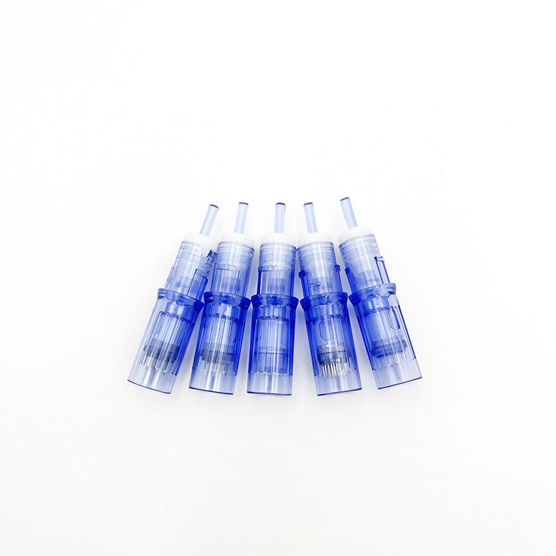 OEM Permanent Makeup Tattoo Needles Disposable Sterilized MTS Membrane Microneedle Cartridge for Derma Pen PMU Machine