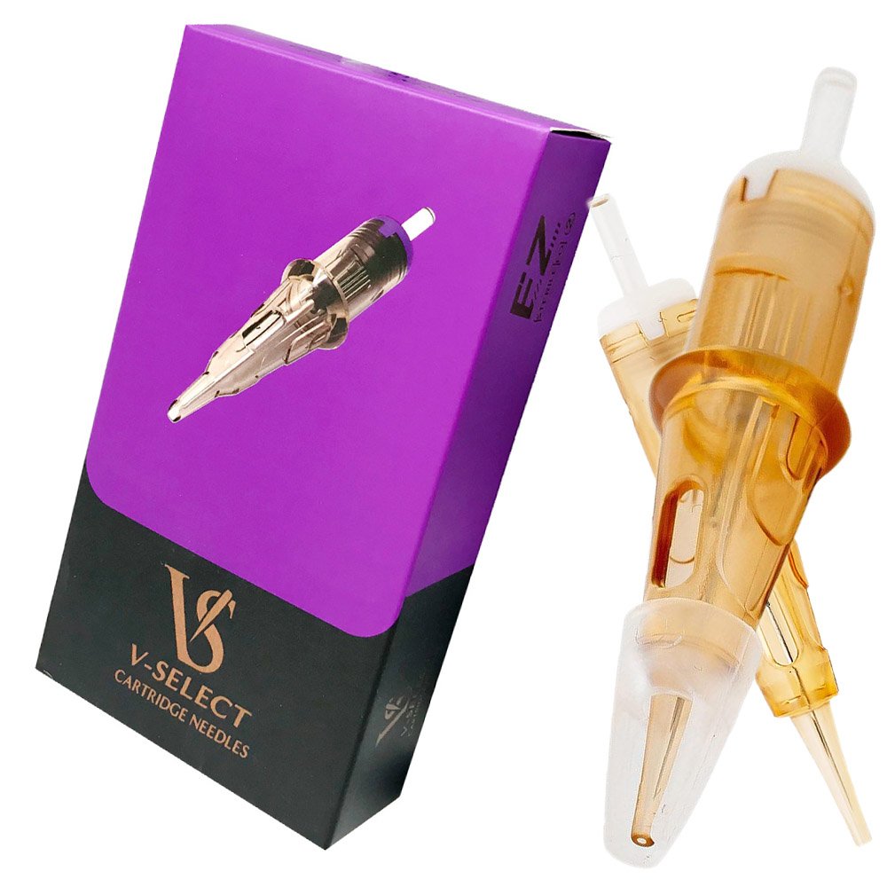 Wholesale EZ V select Aura universal 3RL 3RS 0.25mm 0.30mm scalp micropigmentation SMP pmu cartridge needle