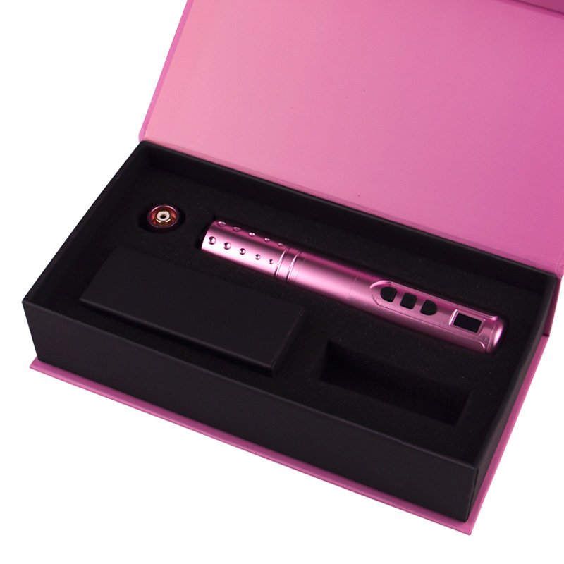 wireless permanent makeup tattoo machine with universal tattoo pmu needle cartridges